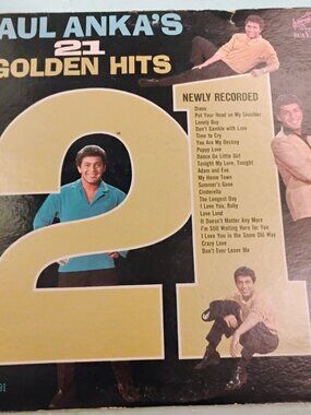 Paul Anka's 21 Golden Hits Vinyl